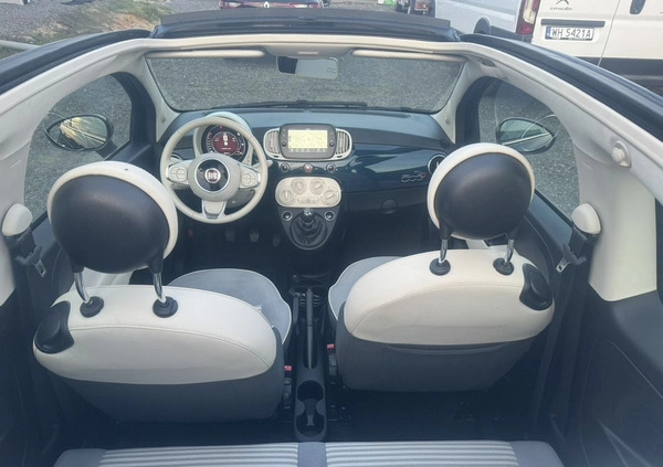 Fiat 500 cena 40900 przebieg: 21000, rok produkcji 2018 z Piwniczna-Zdrój małe 172